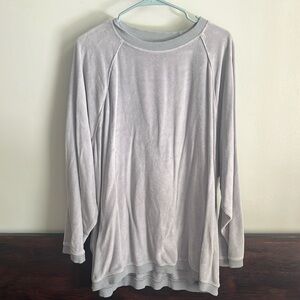 blue oversized aerie sweater